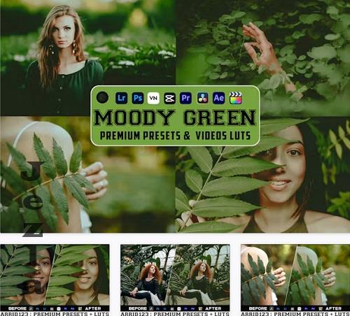 Moody Green Luts Videos & Presets Mobile Desktop - TSQT7KQ