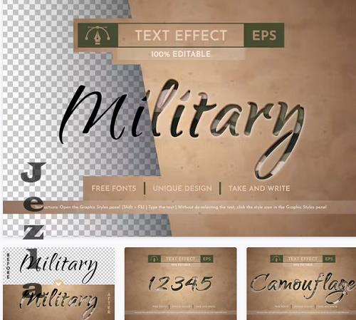 Military - Editable Text Effect - 91616307