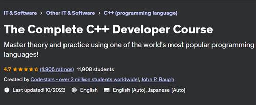 The Complete C++ Developer Course