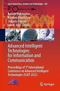 Advanced Intelligent Technologies for Information and Communication Proceedings of 3rd International Conference on Adva