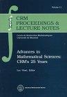 Advances in Mathematical Sciences CRM's 25 Years