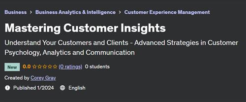 Mastering Customer Insights