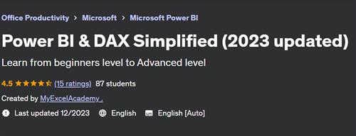 Power BI & DAX Simplified (2023 updated)
