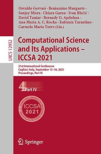 Computational Science and Its Applications – ICCSA 2021 (Part IV)