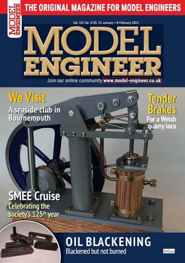 Model Engineer №4735 (January 2024)