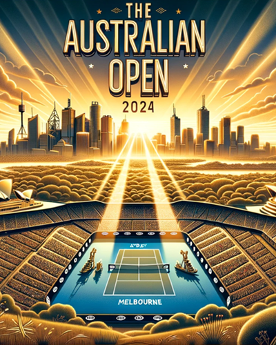 Теннис. Australian Open 2024. 1/4 финала. Новак Джокович (Сербия) - Тейлор Фритц (США) [23.01] (2024) IPTV 1080i