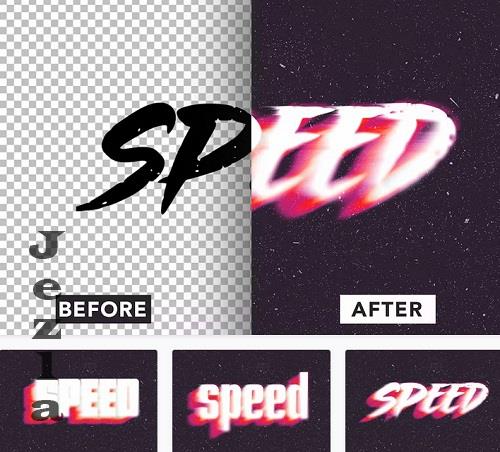 Speed Text Effect - T2DC9UT