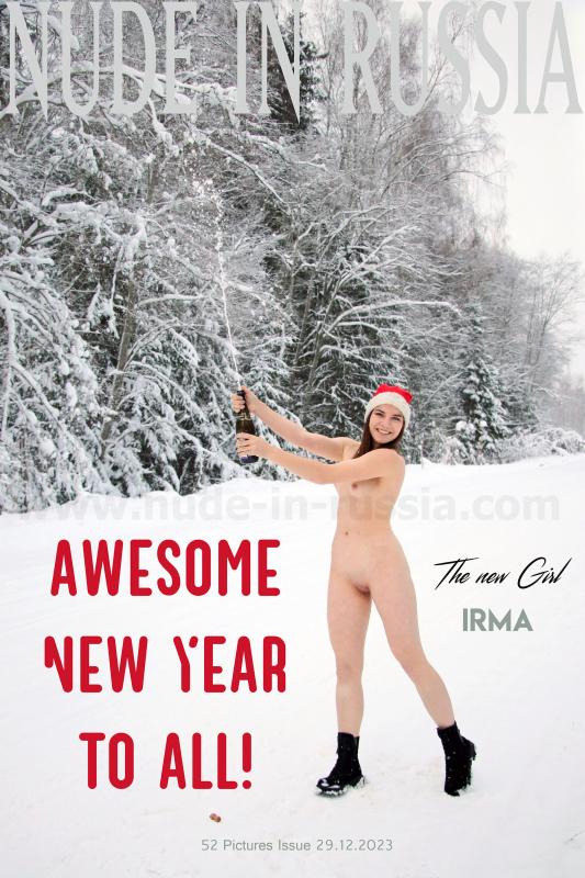 [Nude-in-russia.com] 2023-12-29 Irma - New Girl - Awesome New Year to All [Exhibitionism, Posing, Solo, Teen] [2700*1800, 53 фото]