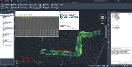 Civil Survey Applications Corridor EZ 24.201 for Autodesk Civil 3D