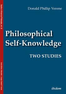Philosophical Self-Knowledge Two Studies
