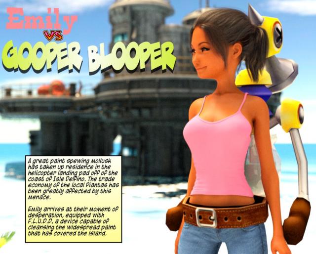 Umbradiadem - Emily vs Gooper Blooper 3D Porn Comic