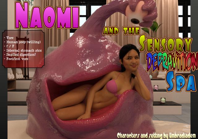 Umbradiadem - Naomi and the Sensory Deprivation Spa 3D Porn Comic