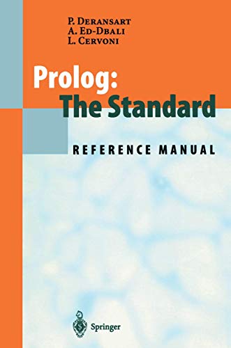Prolog The Standard Reference Manual