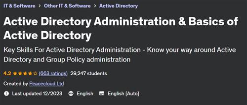 Active Directory Administration & Basics of Active Directory