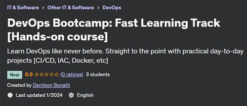 DevOps Bootcamp – Fast Learning Track [Hands-on course]