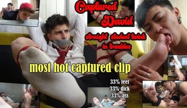 David- Perfect Twink with hard rock dick and tasty feet and ass in trouble  - [1.44 GB]