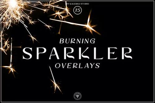 Burning Sparkler Overlays - SB8YBYU