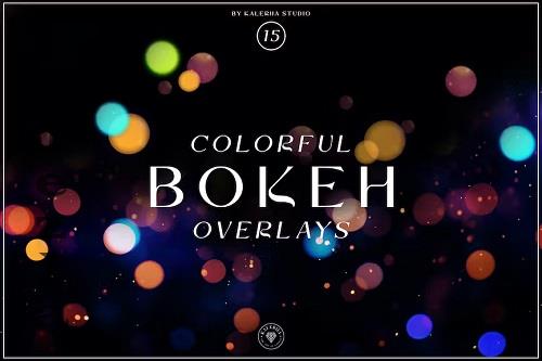 Colorful Bokeh Overlays - TPCQDNZ