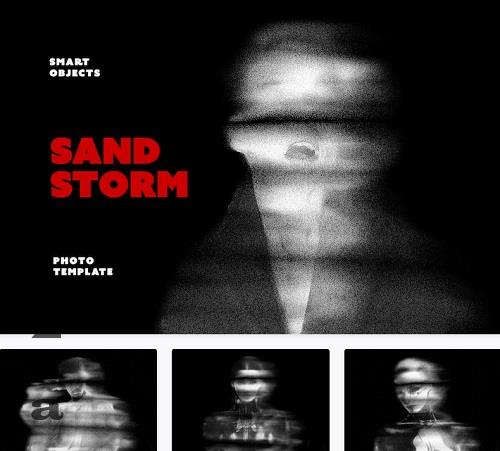 Sandstorm Distort Photo Effect - 92000253