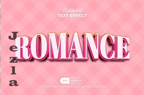 Romance Pink Text Effect Style - 91997628