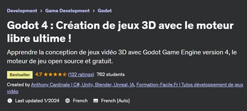 Godot 4 – Création de jeux 3D avec le moteur libre ultime !
