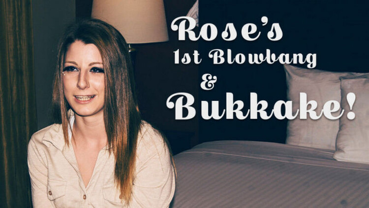Rose - Rose's 1st Blowbang And Bukkake (TexxxasBukkake/TexasBukkake/ManyVids) HD 720p