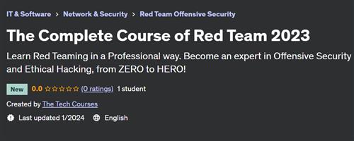 The Complete Course of Red Team 2023