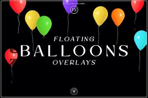 Floating Balloons Overlays - MV8U9EF