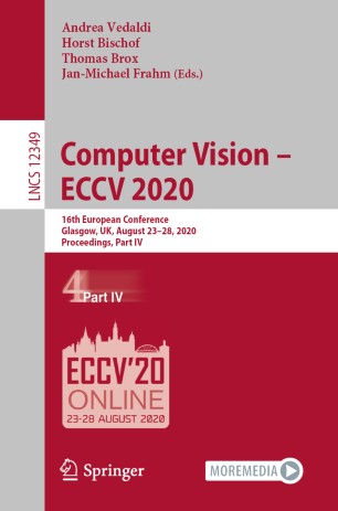 Computer Vision – ECCV 2020 (Part IV)