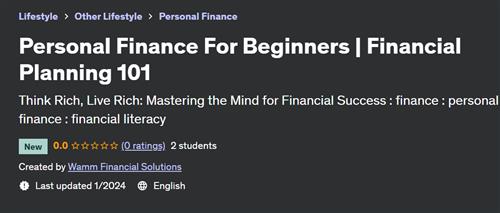 Personal Finance For Beginners – Financial Planning 101 (2024)