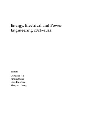 Energy, Electrical and Power Engineering 2021–2022
