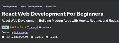 React Web Development For Beginners (2024)