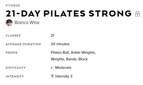AloMoves – 21–Day Pilates Strong