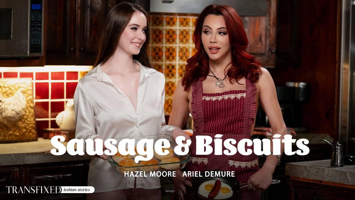 [AdultTime.com / Transfixed.com] Ariel Demure & Hazel Moore - Sausage & Biscuits (2024-01-31) [2024 г., Transsexual, Shemale, Brunette, Big Tits, Anal, Natural Tits, Hairy, Blowjob, Deepthroat, Titty Fuck, Trans Fucks Female, Doggystyle, Gape, Rimming, 72