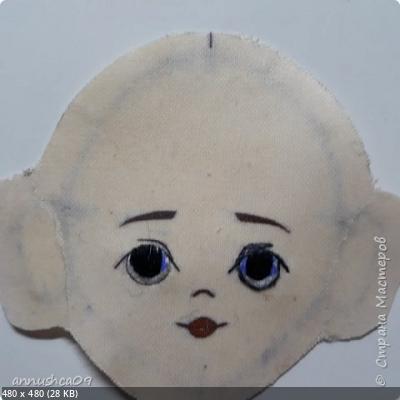 Вышиваю лицо куклы, подробная инструкция 8311d7a941b54007a60a156b8625aa92