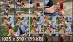 Red-haired Eva fucked with a guy in a tourist place