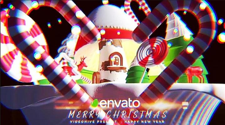 Videohive - 3d Cartoon Christmas Logo 48807965 - Project For Final Cut & Apple Motion