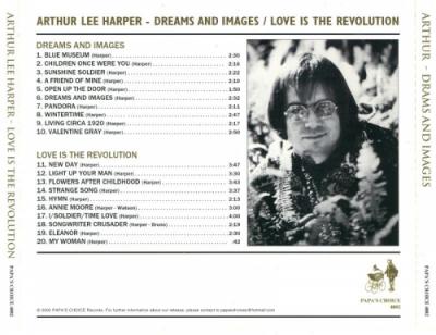 Arthur Lee Harper - Dream And Images / Love Is The Revolution (1968-69)(2002)  Lossless