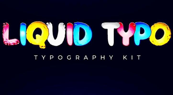 Liquid Typography Kit 1645671 - Project for After Effects