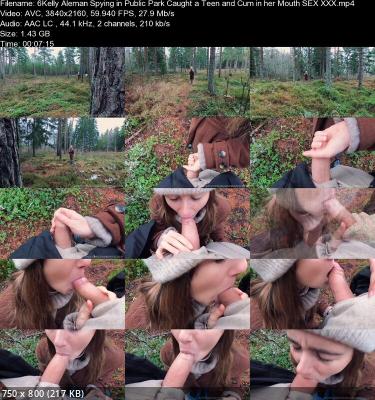 Kelly Aleman - Blowjob In Forest From Stranger Beauty Girl [UltraHD/4K 2160p] - Amateurporn
